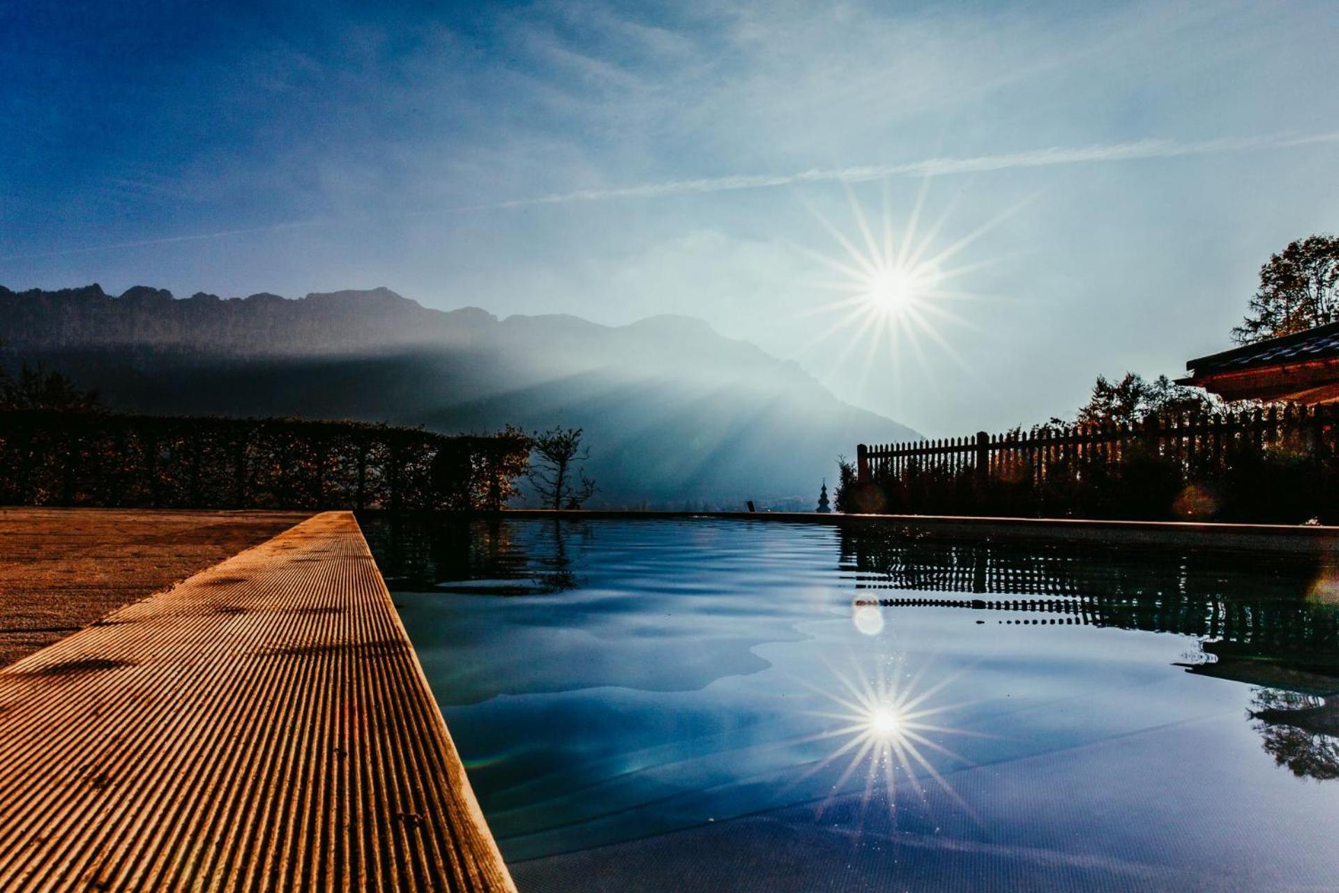 Luxus Ferienhaus Salzburg Chalet Mit Pool, Sauna, Whirlpool, Kamin 그로스크메인 외부 사진