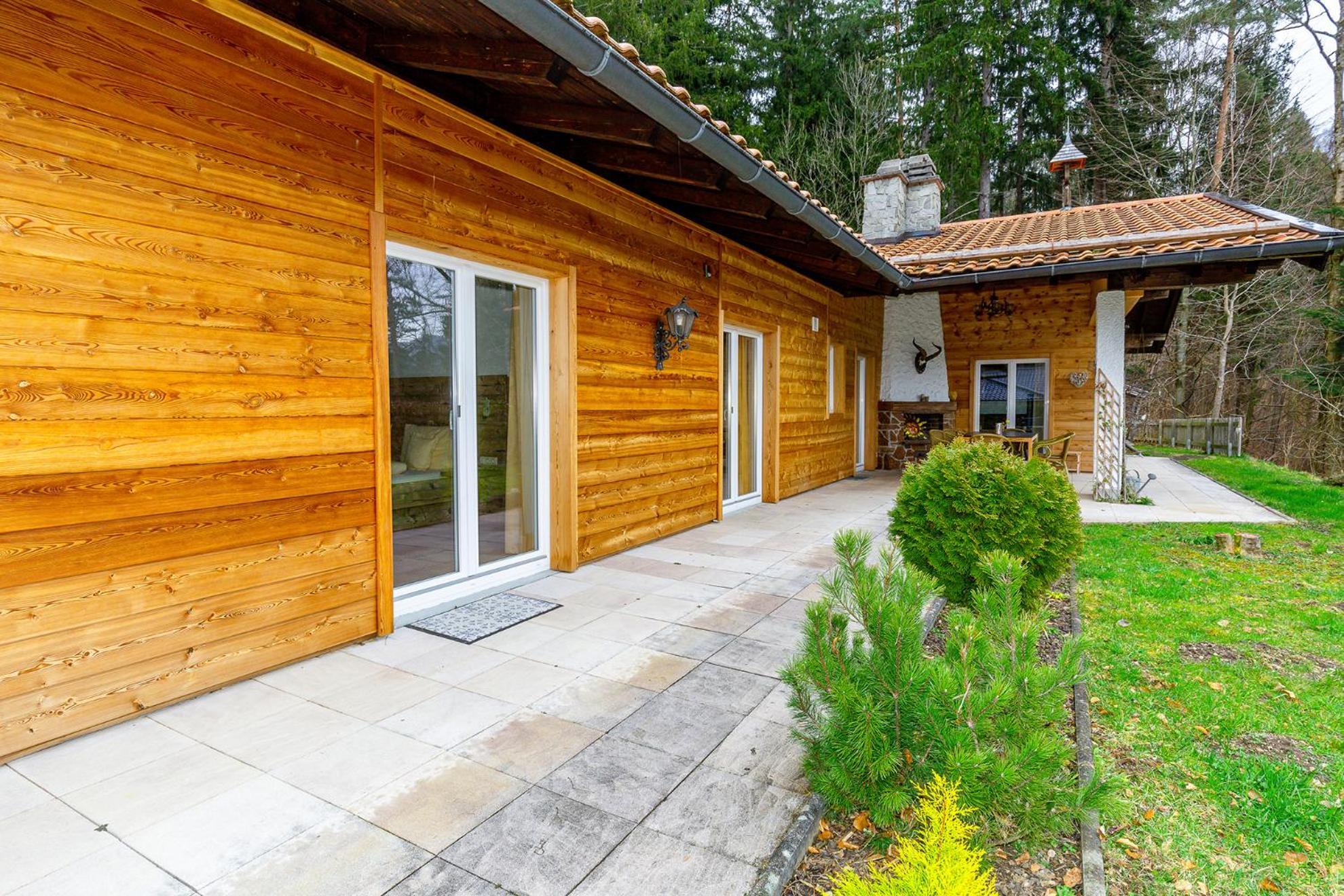 Luxus Ferienhaus Salzburg Chalet Mit Pool, Sauna, Whirlpool, Kamin 그로스크메인 외부 사진